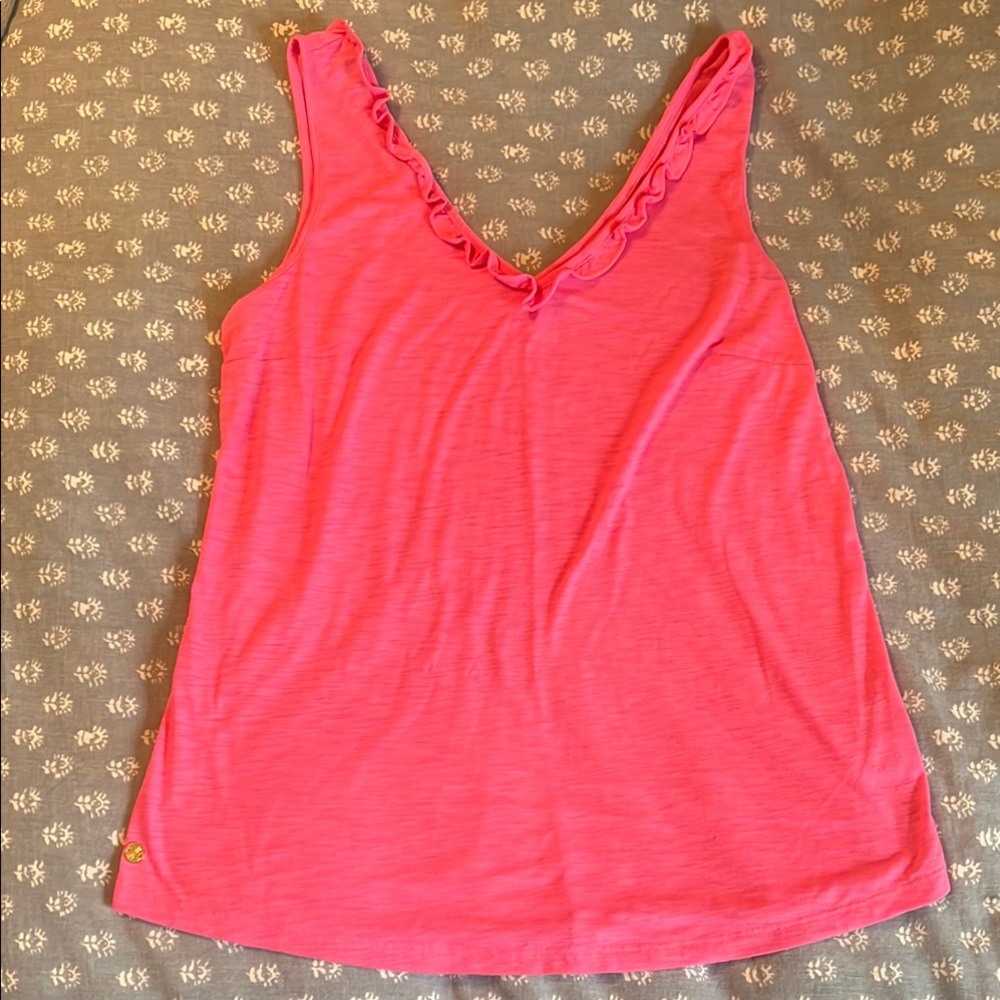 Lilly Pulitzer Gigi Ruffle Tank Top (never worn)